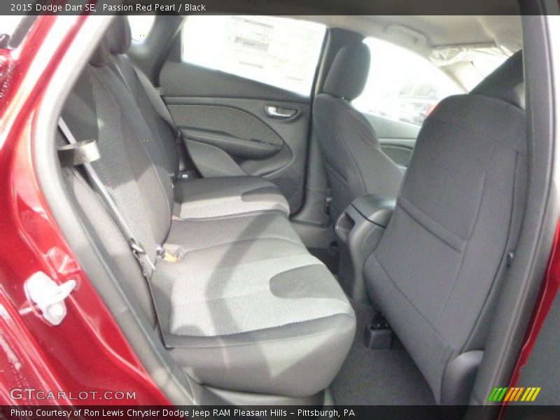 Passion Red Pearl / Black 2015 Dodge Dart SE