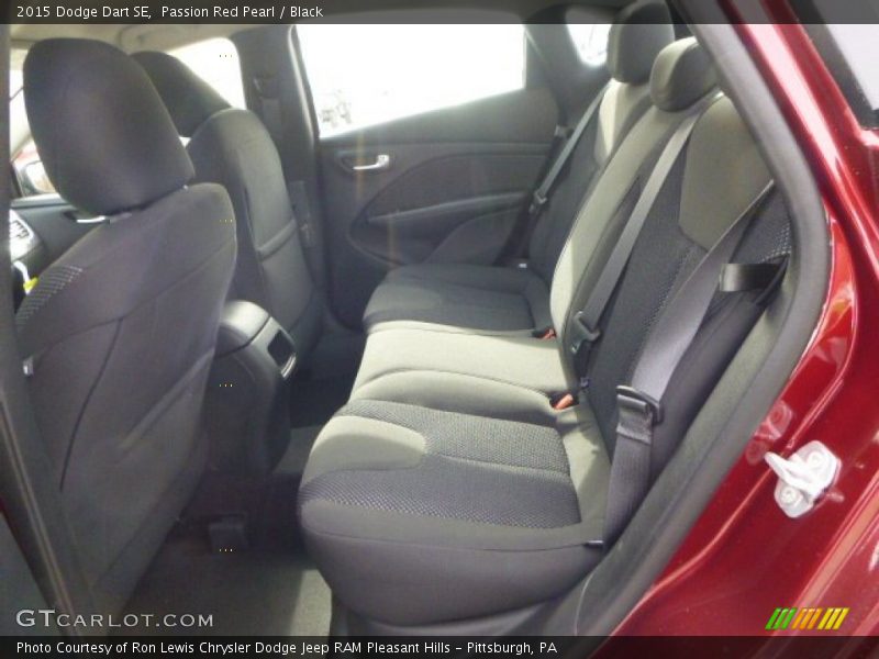 Passion Red Pearl / Black 2015 Dodge Dart SE