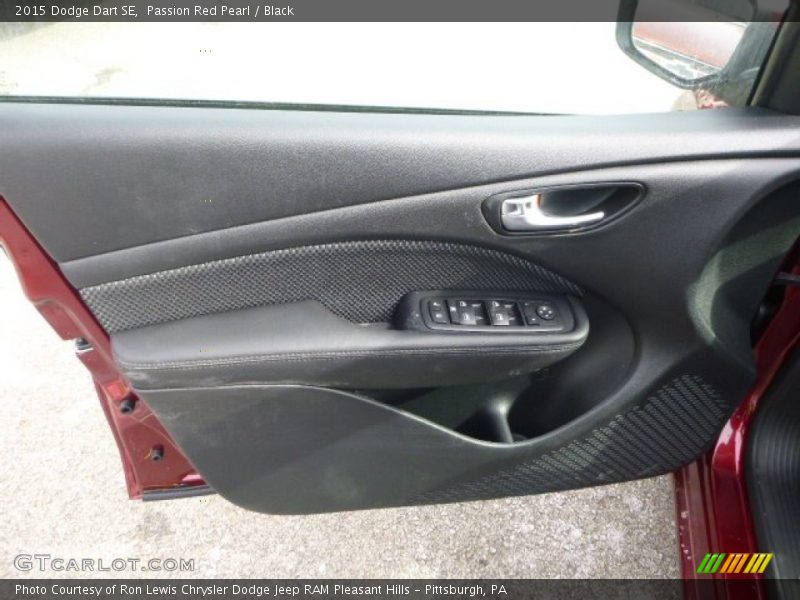 Passion Red Pearl / Black 2015 Dodge Dart SE