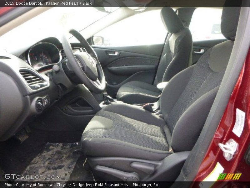 Passion Red Pearl / Black 2015 Dodge Dart SE