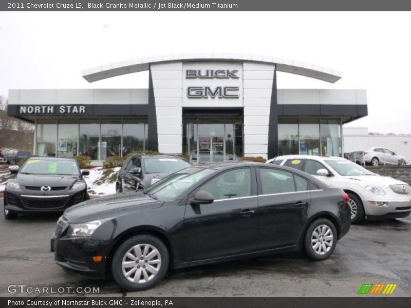 Black Granite Metallic / Jet Black/Medium Titanium 2011 Chevrolet Cruze LS