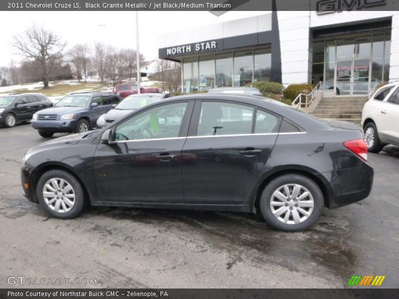 Black Granite Metallic / Jet Black/Medium Titanium 2011 Chevrolet Cruze LS