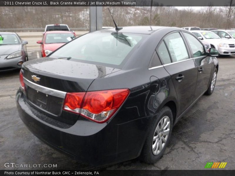 Black Granite Metallic / Jet Black/Medium Titanium 2011 Chevrolet Cruze LS