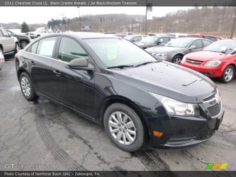 Black Granite Metallic / Jet Black/Medium Titanium 2011 Chevrolet Cruze LS