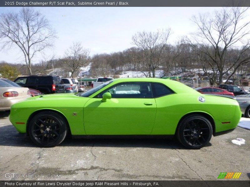  2015 Challenger R/T Scat Pack Sublime Green Pearl