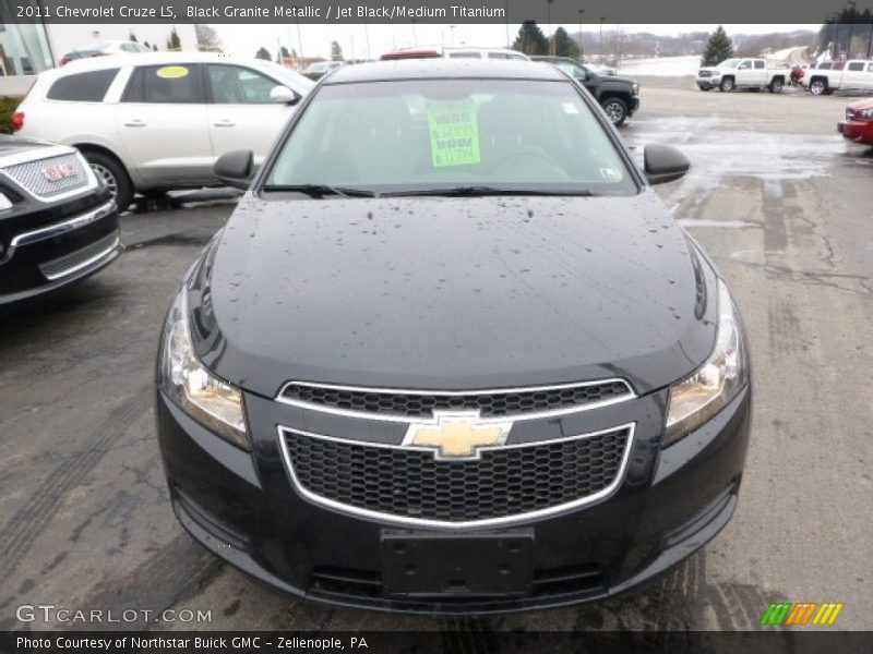 Black Granite Metallic / Jet Black/Medium Titanium 2011 Chevrolet Cruze LS