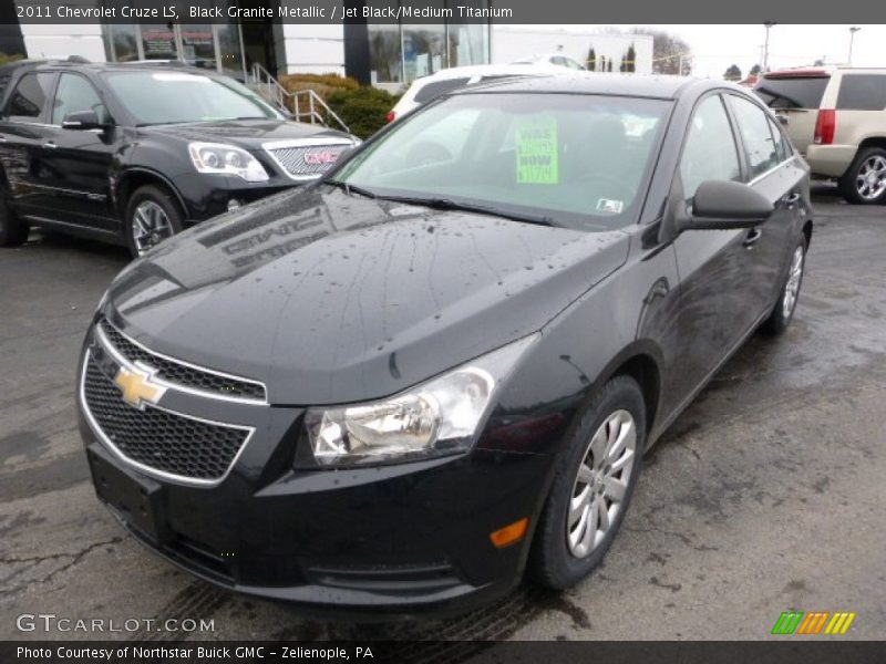 Black Granite Metallic / Jet Black/Medium Titanium 2011 Chevrolet Cruze LS