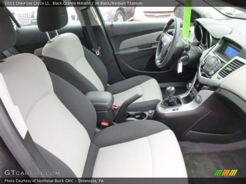 Black Granite Metallic / Jet Black/Medium Titanium 2011 Chevrolet Cruze LS