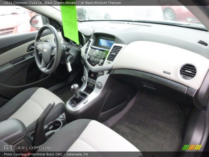 Black Granite Metallic / Jet Black/Medium Titanium 2011 Chevrolet Cruze LS