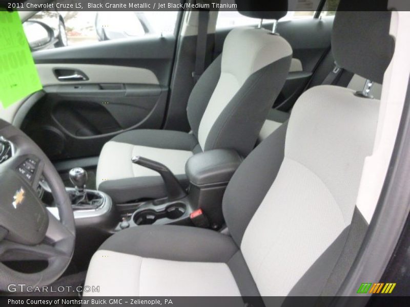 Black Granite Metallic / Jet Black/Medium Titanium 2011 Chevrolet Cruze LS
