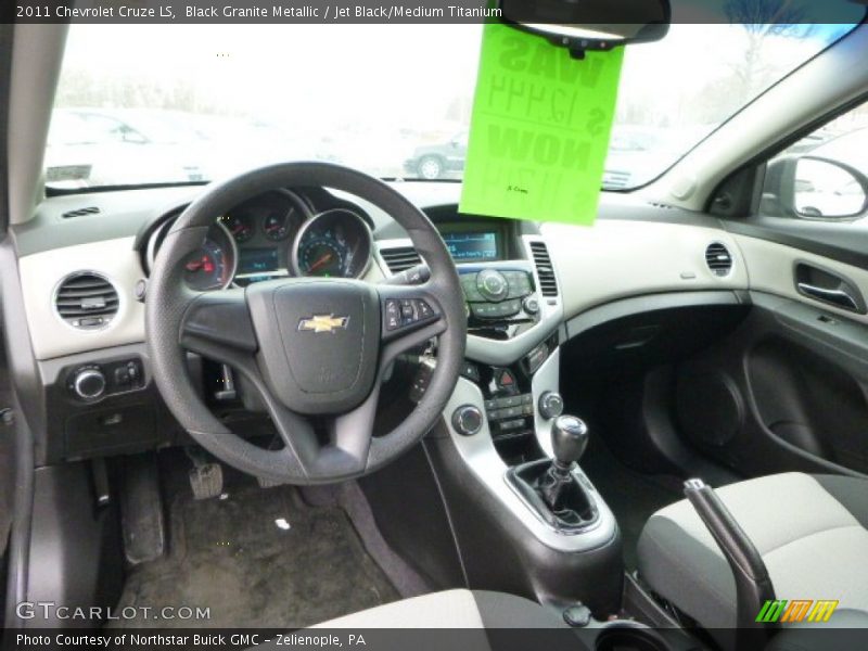 Black Granite Metallic / Jet Black/Medium Titanium 2011 Chevrolet Cruze LS