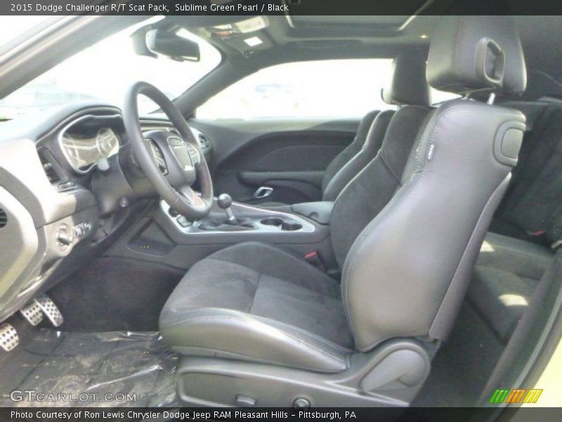 Sublime Green Pearl / Black 2015 Dodge Challenger R/T Scat Pack