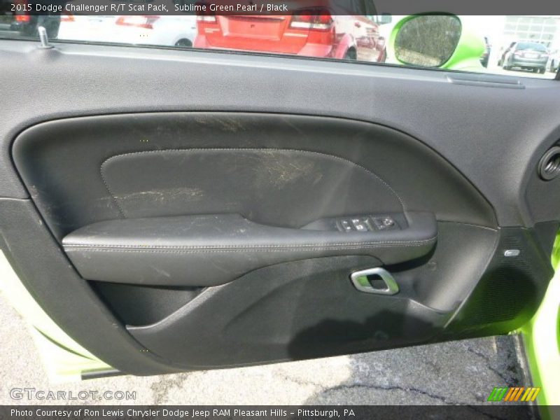 Sublime Green Pearl / Black 2015 Dodge Challenger R/T Scat Pack