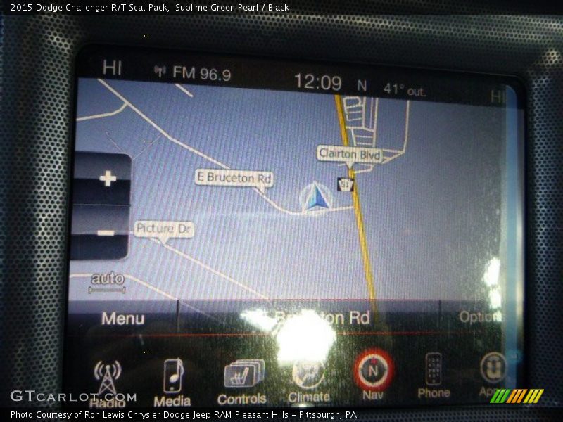 Sublime Green Pearl / Black 2015 Dodge Challenger R/T Scat Pack
