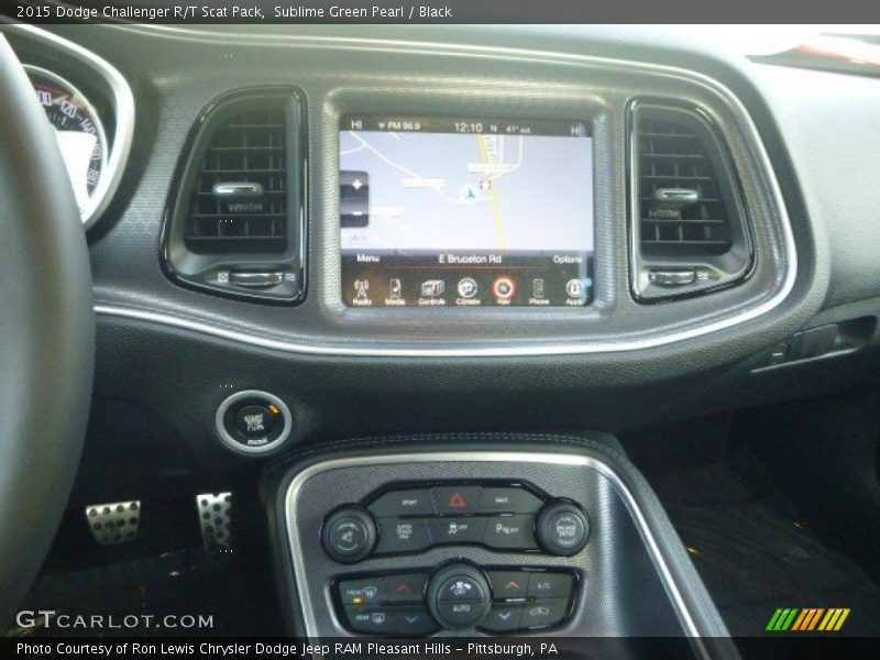 Sublime Green Pearl / Black 2015 Dodge Challenger R/T Scat Pack