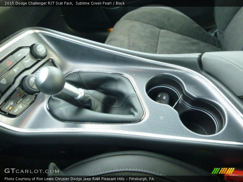Sublime Green Pearl / Black 2015 Dodge Challenger R/T Scat Pack