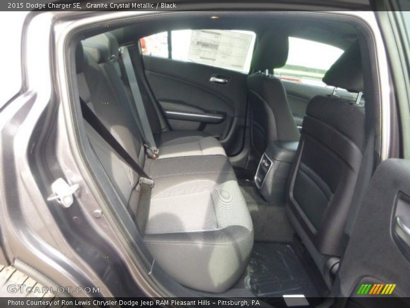 Granite Crystal Metallic / Black 2015 Dodge Charger SE