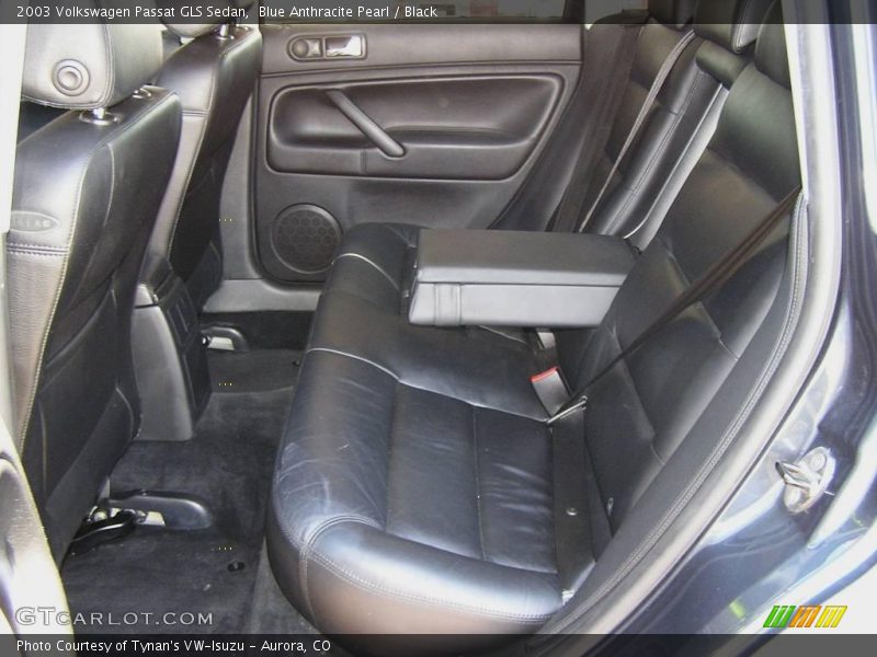 Blue Anthracite Pearl / Black 2003 Volkswagen Passat GLS Sedan