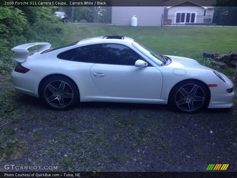 Carrara White / Black 2008 Porsche 911 Carrera S Coupe