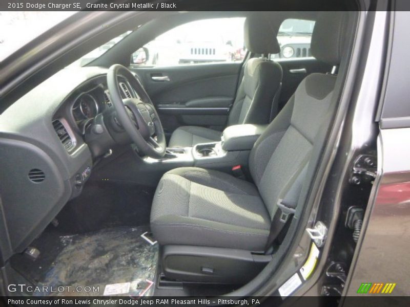 Granite Crystal Metallic / Black 2015 Dodge Charger SE