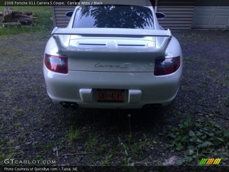 Carrara White / Black 2008 Porsche 911 Carrera S Coupe