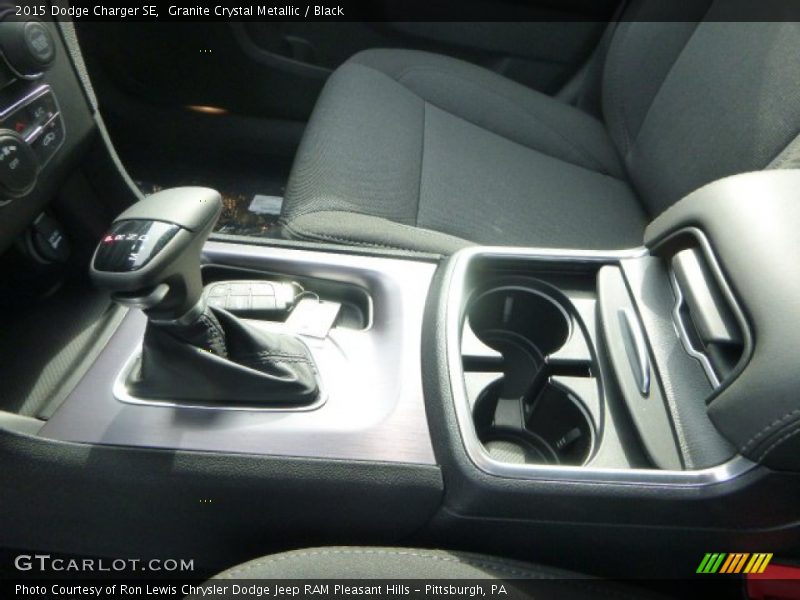 Granite Crystal Metallic / Black 2015 Dodge Charger SE