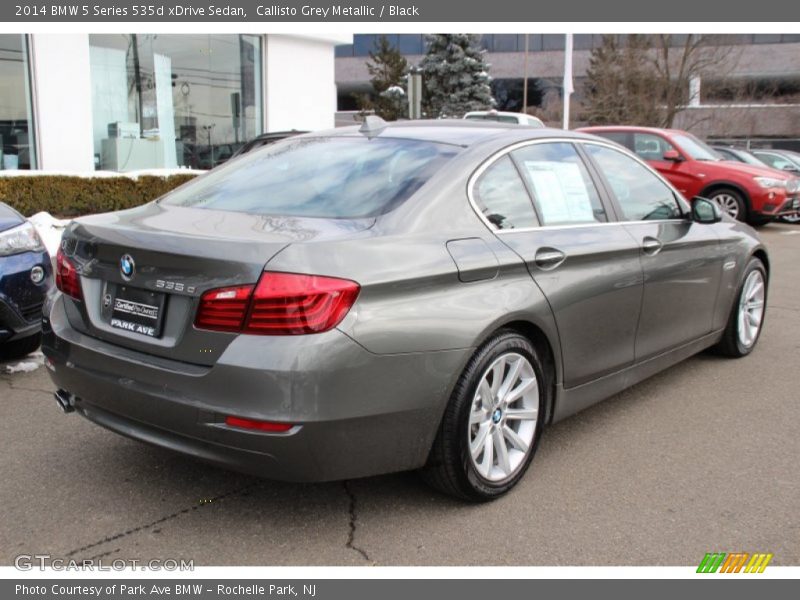Callisto Grey Metallic / Black 2014 BMW 5 Series 535d xDrive Sedan