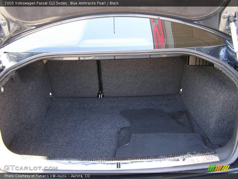 Blue Anthracite Pearl / Black 2003 Volkswagen Passat GLS Sedan