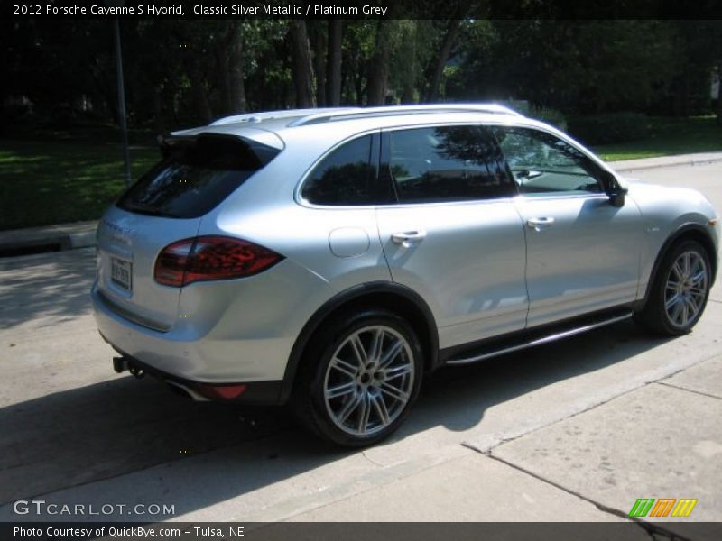 Classic Silver Metallic / Platinum Grey 2012 Porsche Cayenne S Hybrid