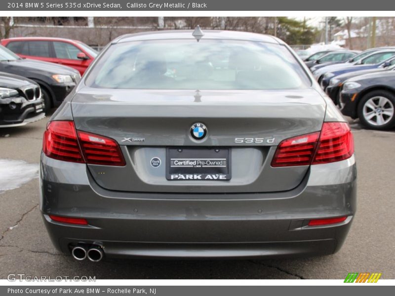 Callisto Grey Metallic / Black 2014 BMW 5 Series 535d xDrive Sedan