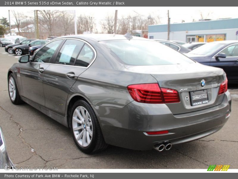 Callisto Grey Metallic / Black 2014 BMW 5 Series 535d xDrive Sedan