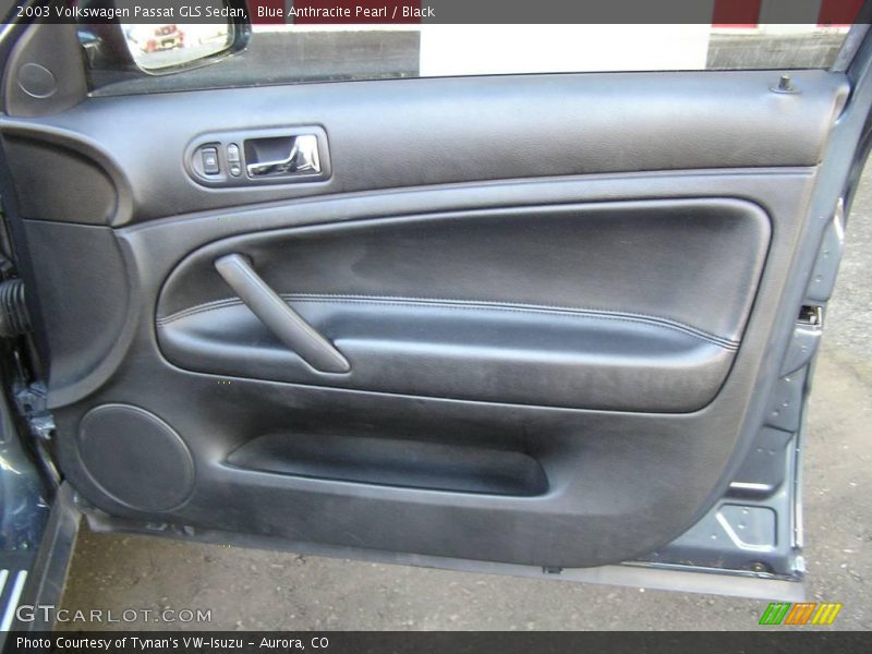 Blue Anthracite Pearl / Black 2003 Volkswagen Passat GLS Sedan