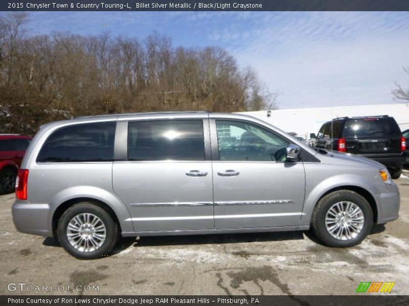 Billet Silver Metallic / Black/Light Graystone 2015 Chrysler Town & Country Touring-L