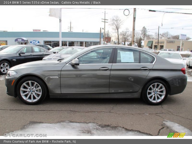 Callisto Grey Metallic / Black 2014 BMW 5 Series 535d xDrive Sedan