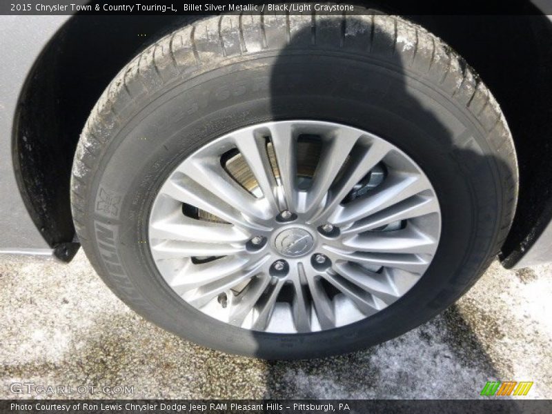 Billet Silver Metallic / Black/Light Graystone 2015 Chrysler Town & Country Touring-L