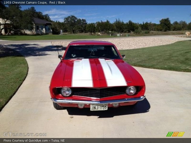 Red / Black 1969 Chevrolet Camaro Coupe