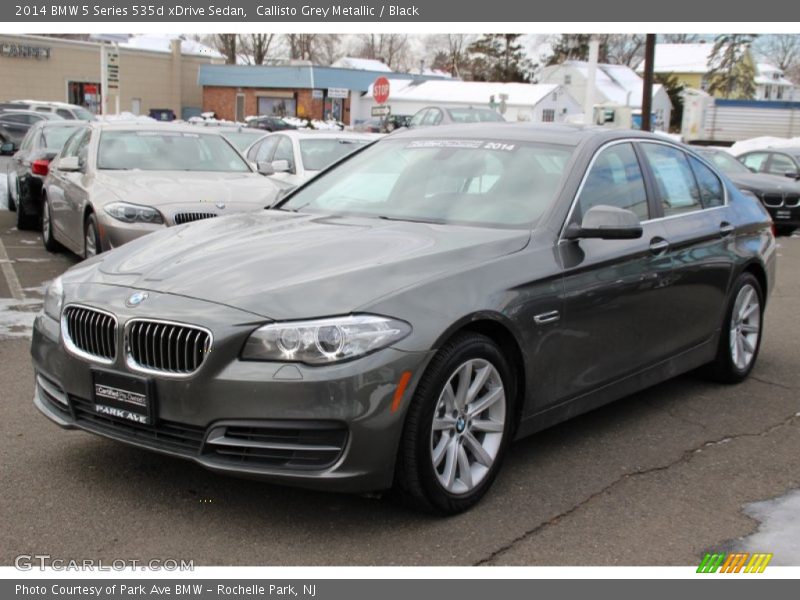 Callisto Grey Metallic / Black 2014 BMW 5 Series 535d xDrive Sedan