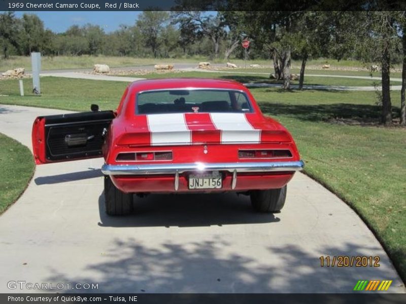 Red / Black 1969 Chevrolet Camaro Coupe