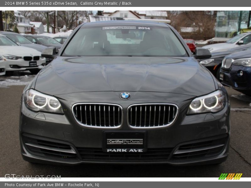 Callisto Grey Metallic / Black 2014 BMW 5 Series 535d xDrive Sedan