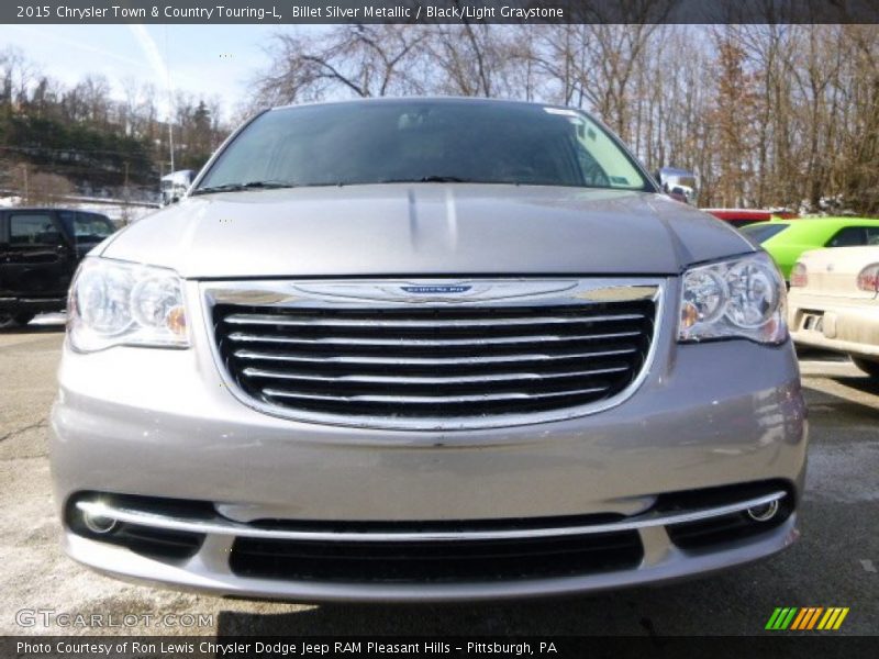 Billet Silver Metallic / Black/Light Graystone 2015 Chrysler Town & Country Touring-L