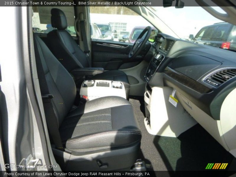 Billet Silver Metallic / Black/Light Graystone 2015 Chrysler Town & Country Touring-L