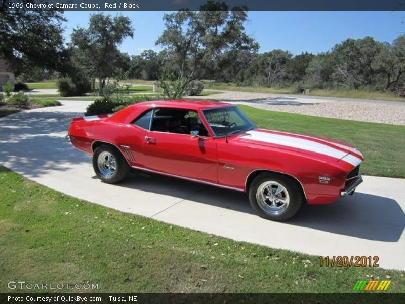Red / Black 1969 Chevrolet Camaro Coupe