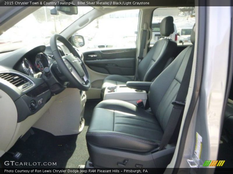 Billet Silver Metallic / Black/Light Graystone 2015 Chrysler Town & Country Touring-L