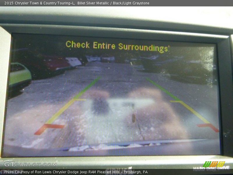 Billet Silver Metallic / Black/Light Graystone 2015 Chrysler Town & Country Touring-L