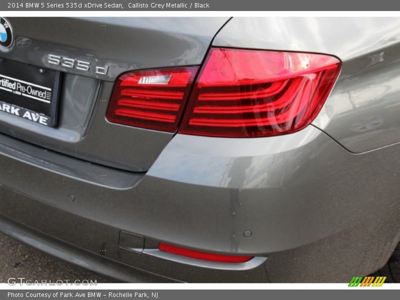 Callisto Grey Metallic / Black 2014 BMW 5 Series 535d xDrive Sedan