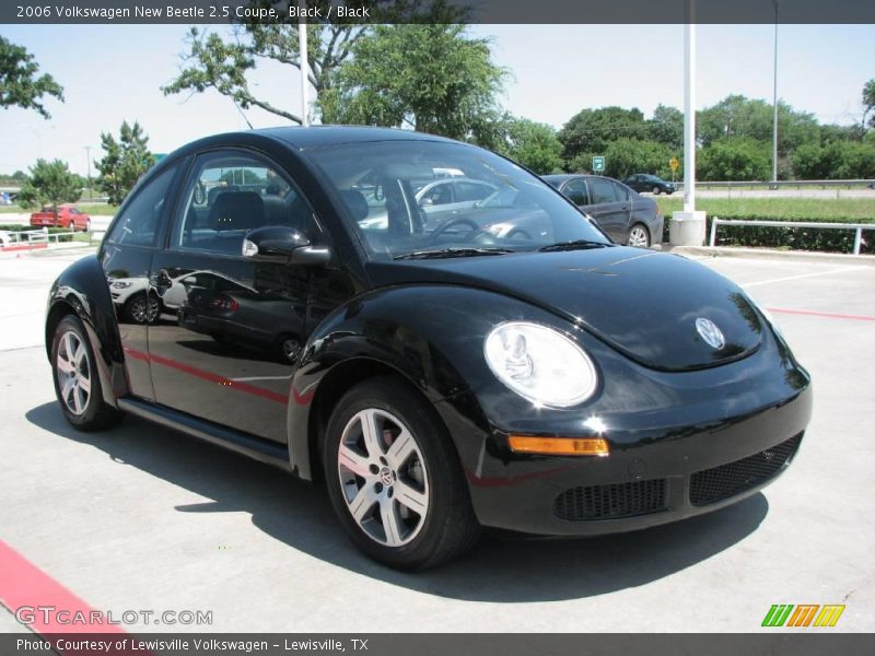 Black / Black 2006 Volkswagen New Beetle 2.5 Coupe