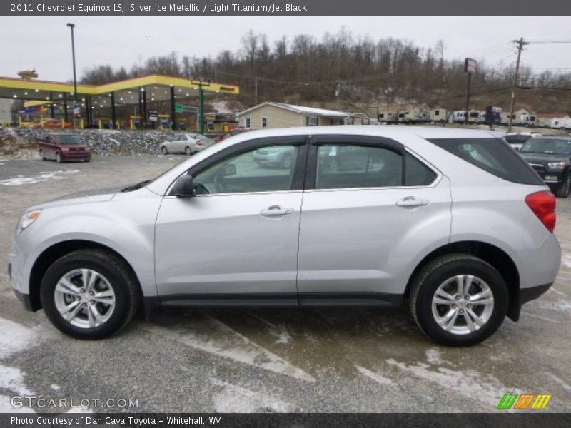 Silver Ice Metallic / Light Titanium/Jet Black 2011 Chevrolet Equinox LS