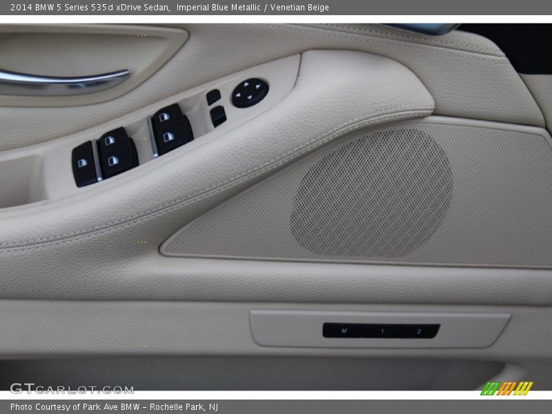 Imperial Blue Metallic / Venetian Beige 2014 BMW 5 Series 535d xDrive Sedan