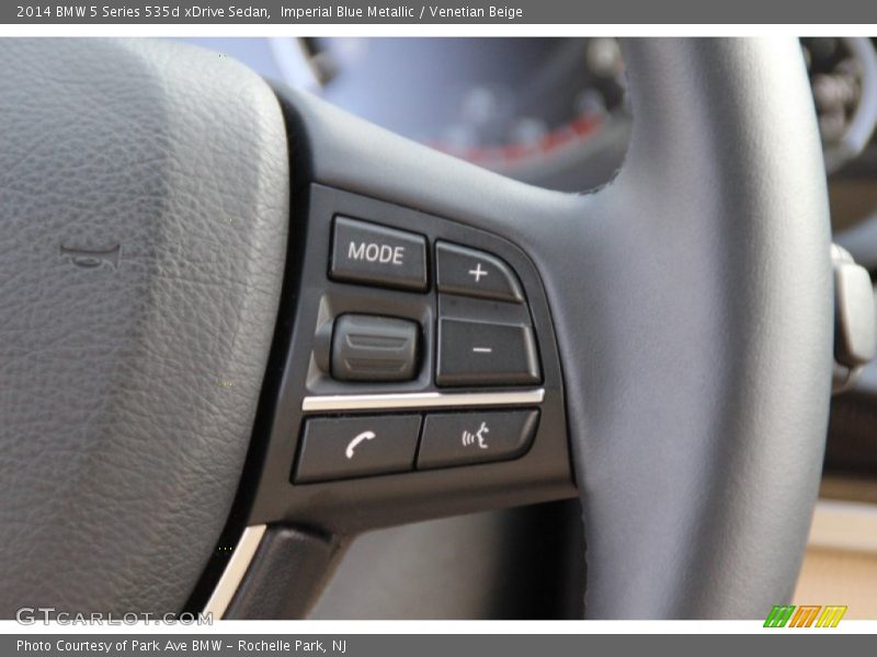 Imperial Blue Metallic / Venetian Beige 2014 BMW 5 Series 535d xDrive Sedan