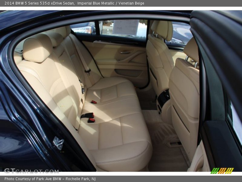 Imperial Blue Metallic / Venetian Beige 2014 BMW 5 Series 535d xDrive Sedan